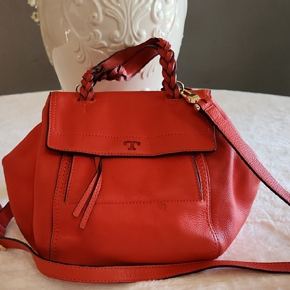 Tory Burch Red Leather Women's Bag